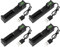 OTOTEC 4PCS 4.2V One Slot Caricatore USB Batteria Adattatore Per Caricabatteria Per Batterie Ricaricabili Agli Ioni Di Litio Da 3,7 V 18650 14500 16340 14650