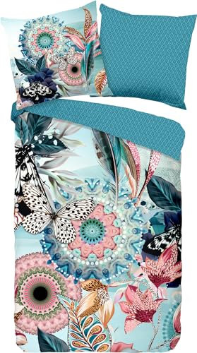 Hip Kissenbezug Maximilian Satin petrol Größe 40x80 cm
