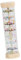 FLCPJGV Rainmaker con Cuentas, Juguete sensorial, sonajero de Lluvia, Juguete para guardería, Beaded Raindrops, Botella Sensorial Bebe Juguete, niños, bebés
