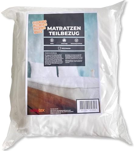 Easytex Matratzenbezug 90 x 190 cm, wasserdichter Spannbezug, für persönliche Behaglichkeit in Hotel, airbnb, Hostel, Ferienwohnung, Matratzenschoner Teilbezug - 5 Stück