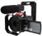 4K Video Camera Camcorder, HX-AE20 Ultra HD Digital Video Camera with 270° Rotating 3.5'' IPS Touch Screen & 30X Zoom, Vlogging Camcorder with Mic Remote Control and Battery