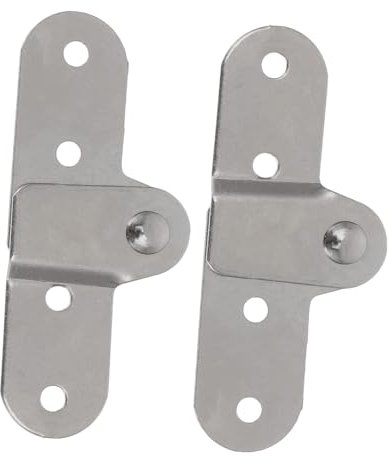 jojofuny Folding Ladder Hinge Kit Attic Ladder Hinge Parts Replacement for Iron Material