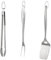 Barbecue in Acciaio Inossidabile, utensile Combinato per Barbecue da Esterno