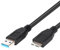 1 Pcs USB 3.0 A to Micro B External Hard Drive Data Cable, USB to Micro USB Cable, Micro USB 3 Cable/USB External Hard Drive Cable for External Hard Drives, Seagate Expansion, Toshiba Canvio (Black)