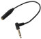 SHINEOFI Câble de Rallonge Microphone Adaptateur vers Double Femelle Design Coudé pour Facile des Appareils Audio et Guitare Électrique de Flexibilité et Durabilité