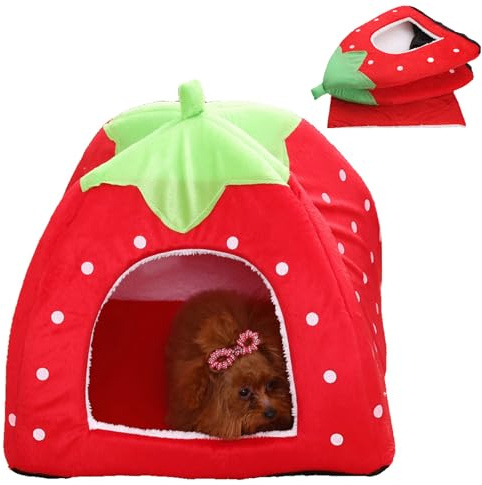 BAOSROY Meerschweinchen Bett,Kuschelsack Meerschweinchen Haus,Meerschweinchen Kuschelhöhle,Kuschelig Gemütliches Kleintierbetten,Waschbares Kaninchen Bett,Spielzeug für Zwergkaninchen,Chinchilla