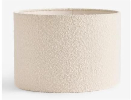 CGC Lighting Indoor Ceiling Lampshade Boucle 30cm Matching Inner (Petra Brown 30cm)