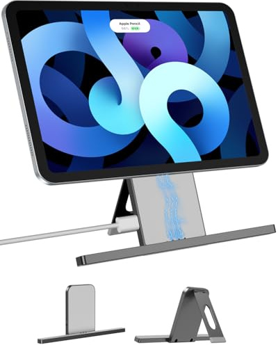 YACAISI Chargeur magnétique sans fil pour iPad 10e génération, iPad (A16) uniquement, support de charge rapide pour tablette 18 W avec connecteur intelligent en alliage avec câble USB-C
