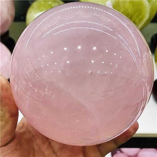 Rose Quartz Crystal Ball Home Decoration and Festive Party Embellishments Stones Ornaments (Size : About 30mm) Gemstone Stone