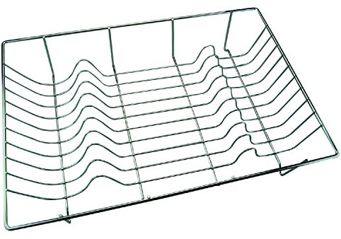 APOLLO THE HOUSEWARES BRAND Chr Dish Drainer Flat Economy, Multi-Colour, 48x9x33
