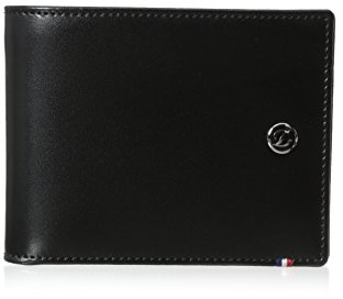Stratton Essential Supply S.T Dupont D-180000 Billfold Line D Geldbörse aus Leder mit 6 Kreditkarten, Schwarz