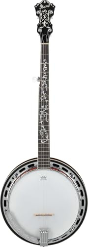 IBANEZ fünfsaitiges Banjo mit Mahagonikorpus - inkl. floralen Applikationen auf der Armauflage und als Griffbrettinlays (B200)