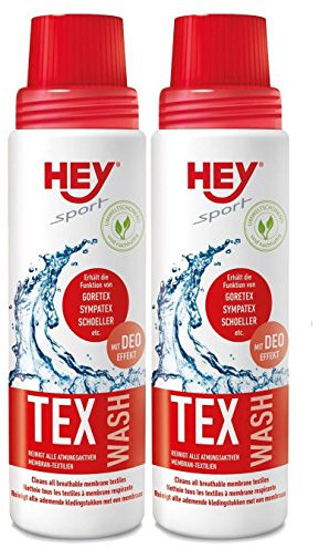 Doppelpack HEY Sport TEX Wash je 250 ml (2 x 250ml)
