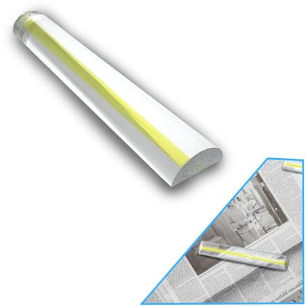 MagniPros 2X Magnifying Bar Magnifier Ruler with Guide Line(so You Won't Miss a line) Ideal for Reading Small Prints and Document