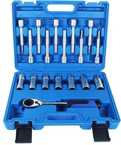 18pcs Suspension Shock Absorber Strut Nut Removal Tool Socket Kit