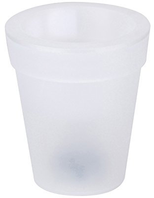 Cache pot solaire h 19 cm diam 17 cm