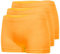 Assoluta Lot de 3 sous-vêtements hipster fluo pour femme Vert/rose/jaune, orange fluo, L