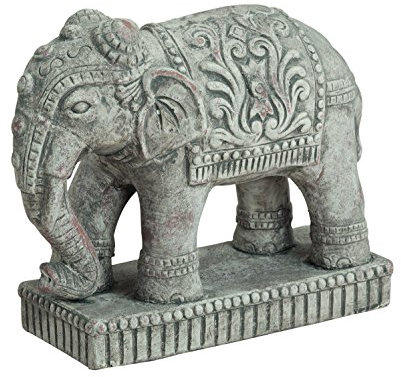 Elefant In Grau Aus Keramik Ca. B27xT xH23 Cm Ideal Als Geschenk Und Deko