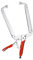 Massca Locking C-Clamp | Portable Table & Tool Vise Grip | Heavy Duty C-Clamps with Swivel Pads | Made from Strong High-Grade Carbon Steel for Home, Workshop & Welding Use | – 18 Inch