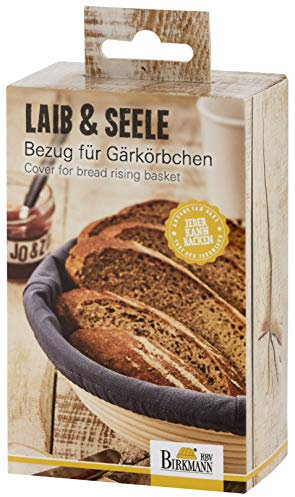 RBV Birkmann, 700703, Laib und Seele, Bezug für Gärkörbchen, rund, groß, Baumwolle