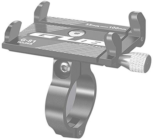 Soporte Bici Movil Anti Vibración, Soporte Movil Bicicleta Montaña, Soporte Movil Moto Aluminio, Portamoviles Bicicleta Sin Ruidos, Accesorios Patinete Electrico para iPhone, Huawei, Samsung etc.