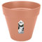 Elho Loft Urban Rond 20 - Pot De Fleurs pour Extérieur - Plastique 100% recyclé - Ø 19.3 x H 17.5 cm - Rose/Rose Poudré