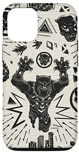 iPhone 12/12 Pro Marvel Black Panther Wakanda Forever Inked Case