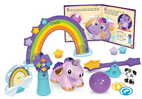 Learning Resources Coding Critters MagiCoders Skye, das Einhorn, Programmierspielzeug für Kinder, Mint-Spielzeug, Geschenke für Kinder ab 4 5 6 7 Jahren, Jungen und Mädchen