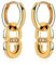 MYEARS Stern-Ohrringe für Damen, goldfarben, Zirkonia, Ohrkletterer, Crawler, Halbmond, baumelnd, 14 Karat Gold gefüllte Kette, Doppel-Piercing, winziger Boho-Strand, einfach, zart, handgefertigt,
