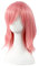 WHBHD Anime Haruno Sakura Perücke Cosplay Kostüm Kurze Rosa Styled Hitzebeständige synthetische Haare + Perücke Kappe