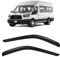 CLIM ART Windabweiser für/kompatible mit Ford Transit 2013-2025 Van (MK8) - Stick-on Regenabweiser - Autofenster Sonnen-& Regenschutz - Windabweiser Autofenster - Einfache Montage - Garantie 2 Set