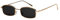 WILBERS & WILBERS 20150 - Brille für Festival new square, Metallrahmen gold, für Damen und Herren