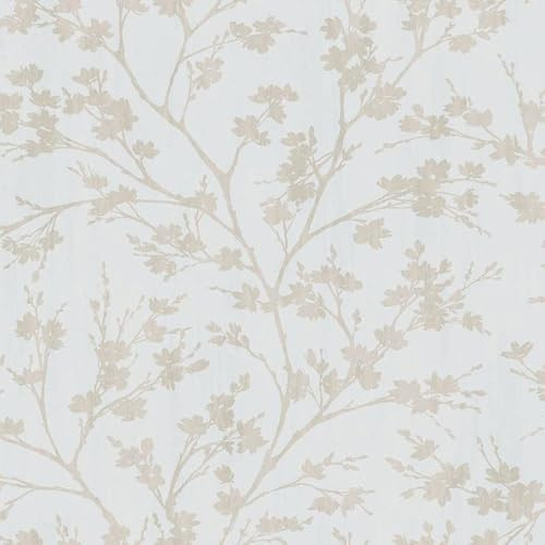 G78530 - Secret Garden Wispy Branches Beiges, White Choke Galerie Wallpaper