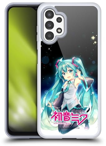 Head Case Designs Offizielle Hatsune Miku Nachthimmel Grafiken Gel Handyhülle Hülle [Militärischer Schutzgrad] Kompatibel mit Samsung Galaxy A13 (2022)