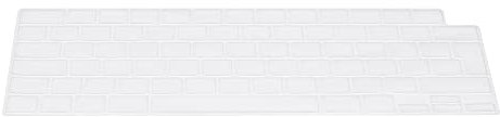 kwmobile Copritastiera Compatibile con Apple MacBook PRO 14 (2023) A2779 - Pellicola in Silicone per Tastiera QWERTZ (Germania) - PC Skin Keyboard - Trasparente
