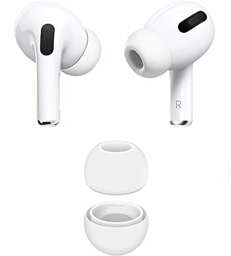 Betron Large Memory Foam Ear Tips – Compatible with AirPods Pro 1 & 2, Noise-Isolating, Secure Fit, Enhanced Sound Quality, Soft and Comfortable