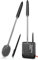 Homeex Toilet Brush, Silicone Toilet Brushes and Holder Deep Cleaner with No-Slip Plastic Handle and Soft Flexible Bristles, Toilet Brushes with holders and Base for Anti-drip (White) (Black New.)
