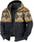 Sweatjacke Herren Mit Kapuze Leichte Steppjacke Herren Army Jacke Herren Vintage Musterdruck Decken Kapuzenjacke Mit Reißverschluss Sweatjacke Mit Kapuze Thermo Fleecejacke Militär Jacke (Gelb, Xxl)