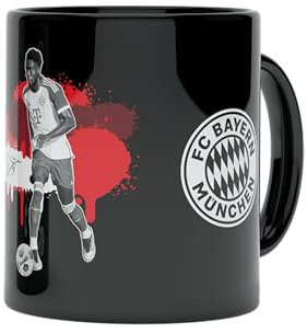 FC Bayern München Tasse Alphonso Davies | Schwarz | 0,3l