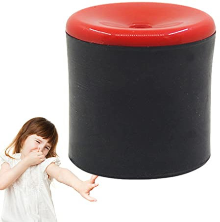 Niktule Furz Noise Maker Sound Machine Furz Spielzeug Prank Noise Maker Lustige Gummi-Furz-Maschine,Novel Rubber Fart Pooter Machine, Toy Fart Sound Maker, Prank Toy (Schwarz und Rot)