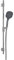 Vigour Brausegarnitur softedge mit Stange, Chrom, Wandstange, Tastgleiter, Handbrause, Brauseschlauch