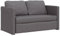 Hommdiy Bodensofa mit Schlaffunktion,klappcouch mit schlaffunktion,Grau 112x174x57 cm Kunstleder