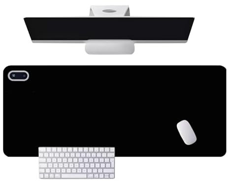 Tapis de Souris Chauffant USB avec écran LCD, Chauffe-Mains d'hiver avec 5 Niveaux de température réglables, contrôle Intelligent de la température, Tapis de Souris électrique, Tapis de Table pour