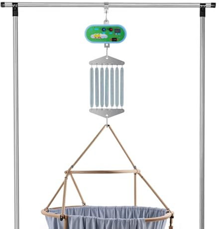 Donened - Elektrische Wiegensteuerung, Electric Federwiege mit Einstellbar Timer, Baby Wippe Steuerung, Tragkraft bis 20 kg, Babyschaukel Controller Motor, für Babys Federwiege