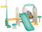 DOLU 7-In-1 Kids Garden Playground Set, Indoor & Outdoor Playground Set Climbing Frame, Swing and Slide Set, Colorful Children Playset