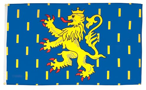 AZ FLAG 10 Stück Franche-Comté Flagge, 150 x 90 cm, 100% Polyester, mit integrierten Metallösen