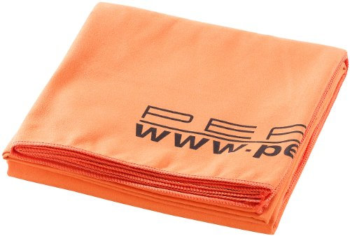 PEARL Microfaser Handtücher: Extra saugfähiges Mikrofaser-Badetuch, 180 x 90 cm, orange (Sauna Handtuch Mikrofaser, Micro Handtuch, Schwimm)