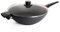 Woll Diamond Lite Wok et poêle mélangeur, avec Couvercle en Verre, diamètre : 34 cm, Hauteur : 11 cm, avec Manche Amovible, Convient pour vitrocéramique, gaz, électrique, halogène, ne Convient Pas à