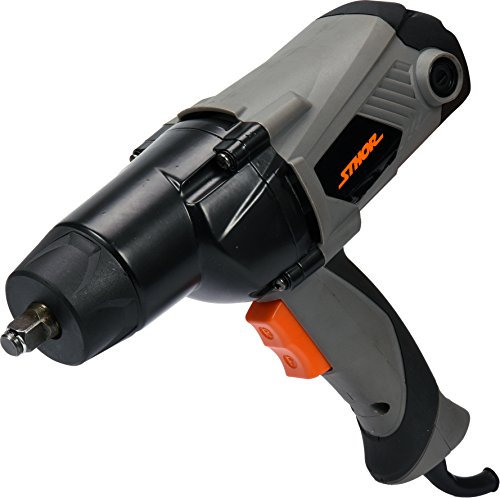 STHOR Destornillador de impacto eléctrico profesional en maletín, 1000 W, 450 NM, incluye 4 tuercas, destornillador eléctrico