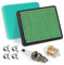 HOODELL GCV160 Air Filter Tune Up Kit for Honda GCV190 GC190 GC160 GX100 Engine HRC216 HRR216 HRR2169VKA HRX217 Lawn Mower, Replace GCV160 Spark Plug 17211-ZL8-023 Air Cleaner